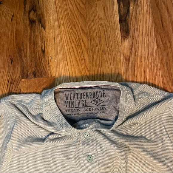 WATERPROOF VINTAGE HENLY SHIRT - Picture 4 of 5